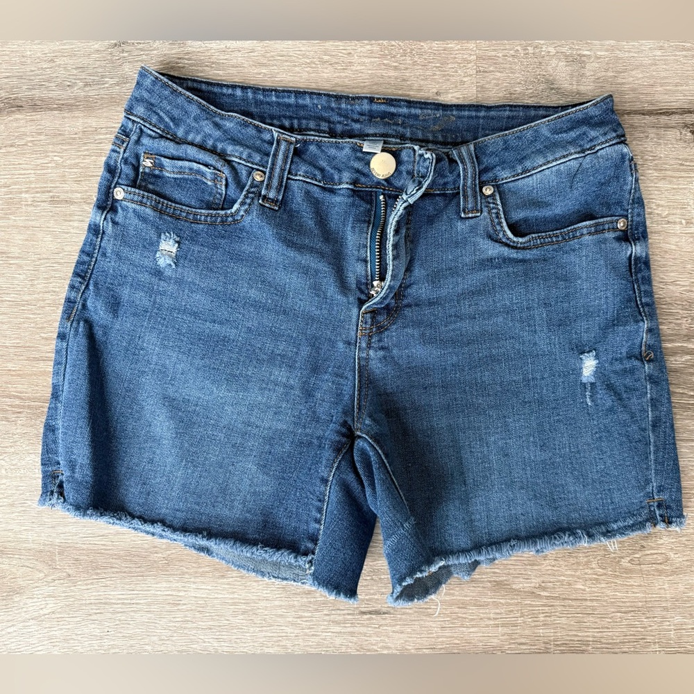 7 For All Mankind Blue Jean Shorts